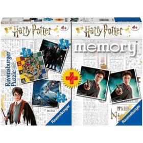 Puzzle si Joc Memory Harry Potter, 25/36/49 Piese Ravensburger - 1